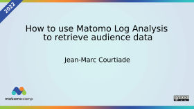 How to use Matomo Log Analysis to retrieve audience data by MatomoCamp Recordings