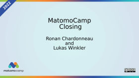 MatomoCamp closing by MatomoCamp Recordings