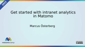 Get started with intranet analytics in Matomo by MatomoCamp Recordings